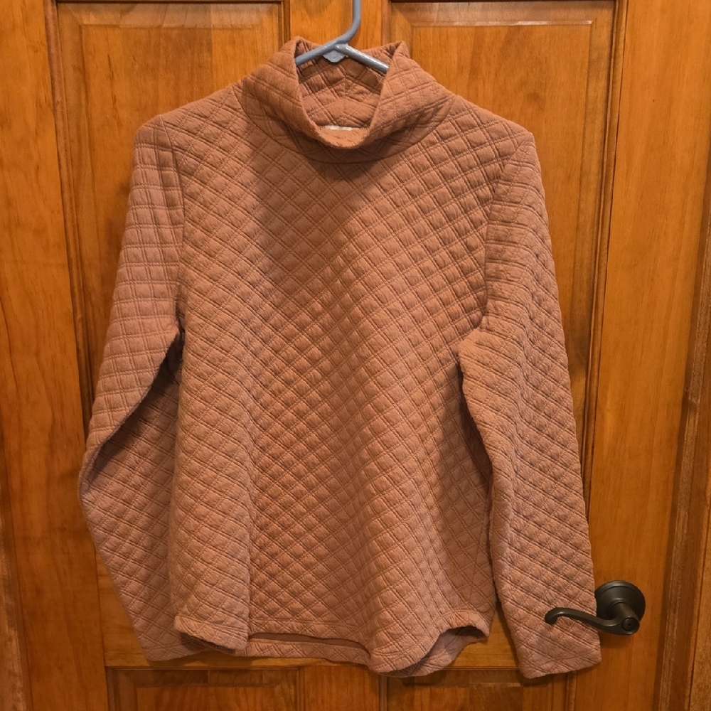 Warm And Cozy JCrew Quited Top Size S